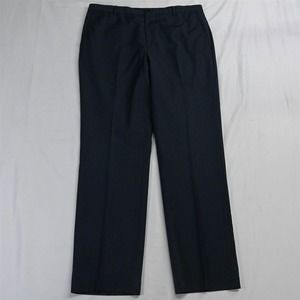 Shipley & Halmos 34 x‎ 30 Navy Blue Check Straight Leg Dress Pants
